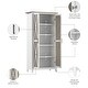 preview thumbnail 66 of 70, Key West Tall Storage Cabinet with Doors and Shelves by Bush Furniture