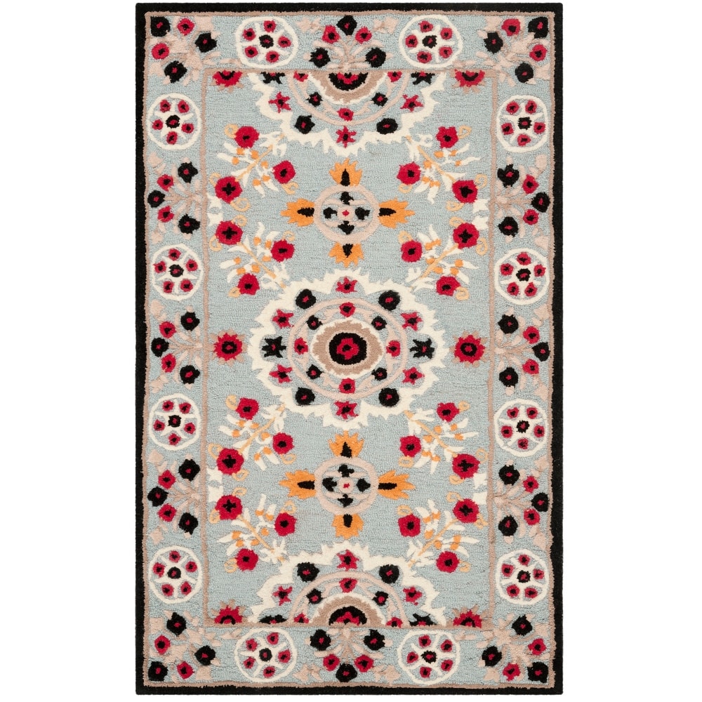 SAFAVIEH Handmade Bellagio Marsela Modern Oriental Wool Rug