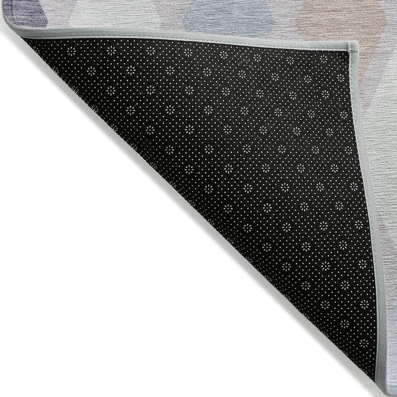 Machine Washable Indoor/ Outdoor Chantille Diamond Prism Rug