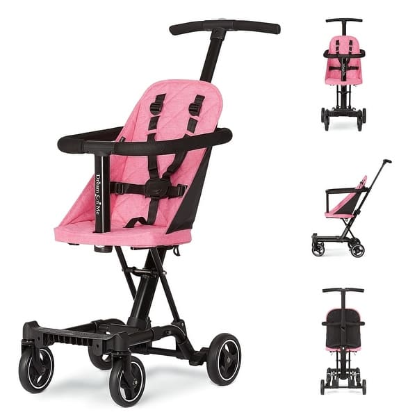 slide 2 of 8, Dream On Me Coast Rider Stroller Pink