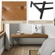 preview thumbnail 5 of 6, HULALA HOME Horst 50 in.W Contemporary Upholstered Bench with Metal Legs