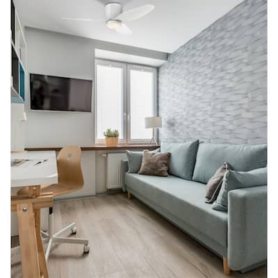 Westinghouse Lighting Carla 46" White Indoor LED Ceiling Fan with Remote Control