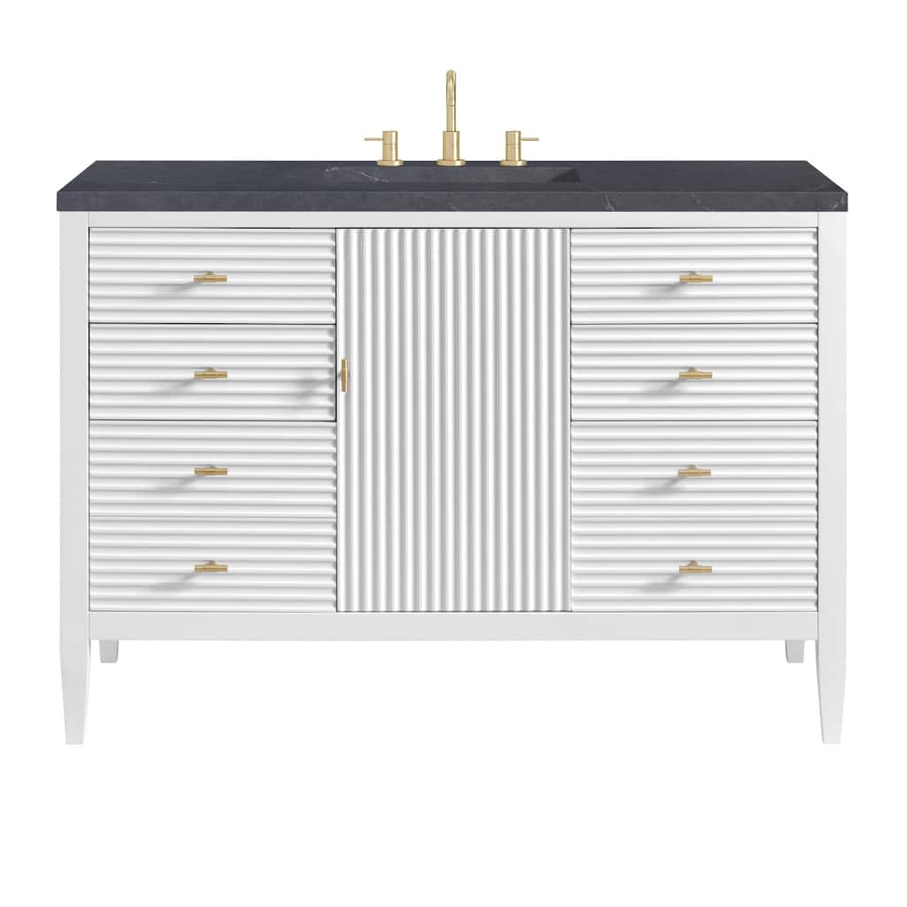 James Martin Vanities 485-V48-3CSP Myrrin 48" Single Basin Wood Vanity