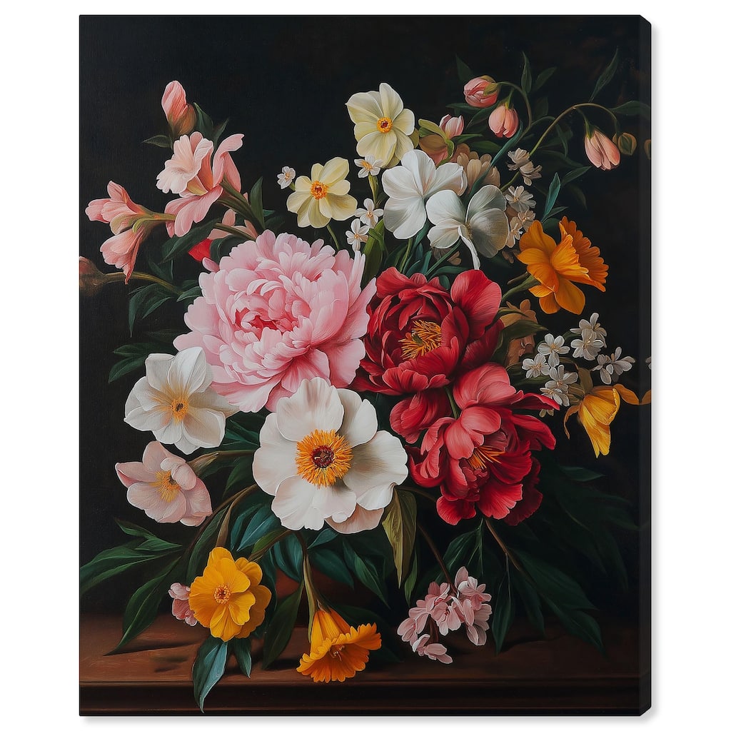 Violet Vignette II Canvas by Art Remedy, Gallery Wrapped