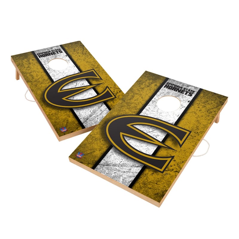 Vintage Emporia State University Hornets Regulation 2x4 Cornhole Set