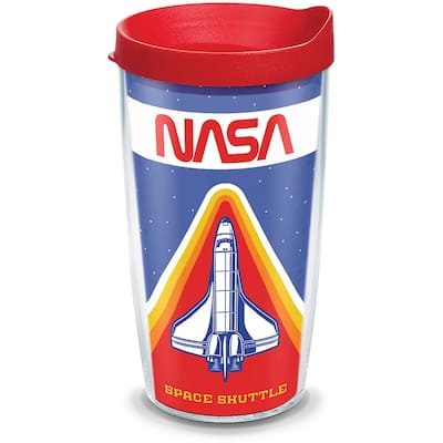 Tervis NASA Retro Badge Made in USA Double Walled Insulated Travel Tumbler, Classic