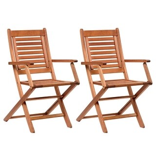 Shop Amazonia Parati Wooden Folding Chair Set Of Two Overstock 20882212