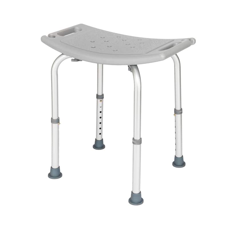 Elderly Bath Chair without Back of a Chair Gray