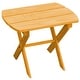 preview thumbnail 7 of 17, Pine Folding Oval End Table Natural Stain