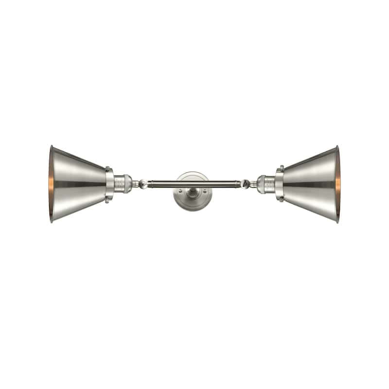 Innovations Lighting Appalachian 2 Light 24" Wide Bathroom Vanity - Brushed Satin Nickel
