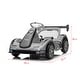 preview thumbnail 1 of 39, Kids Electric Ride-On Car with Safety Belt, LED Lights & Multi-Function Music Board - 12V Battery Powered Grey