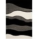 preview thumbnail 19 of 25, SAFAVIEH Florida Shag Cirilla Abstract Wave 1.2-inch Thick Rug