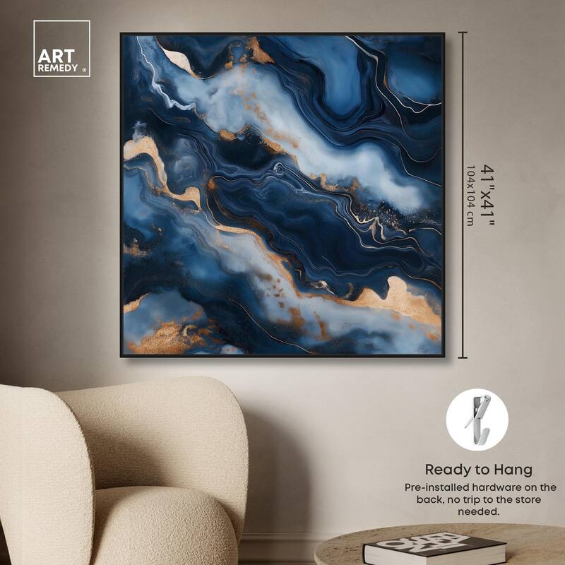Deep Sea Geode IV Canvas by Art Remedy