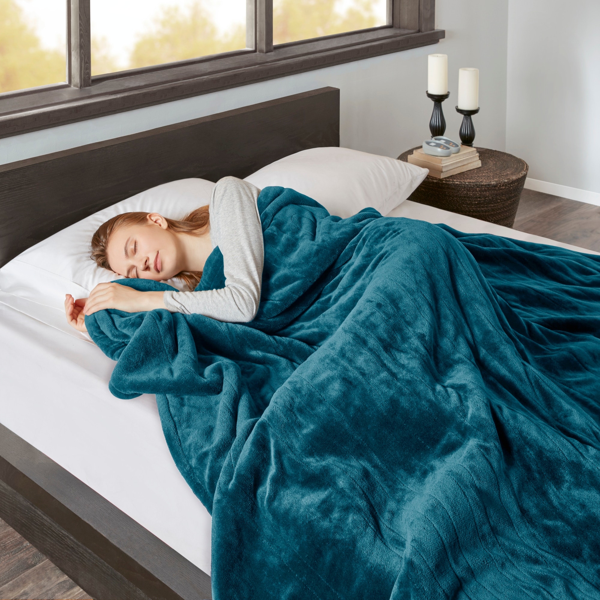 Sable electric throw hotsell blanket
