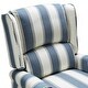 preview thumbnail 65 of 100, Olympus Upholstered Classic Manual Wingback Recliner with Spindle Legs by HULALA HOME