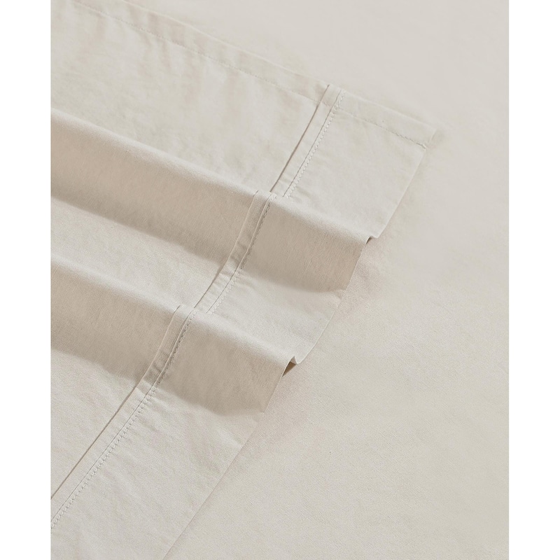 Calvin Klein Washed Cotton Percale Sheet Set