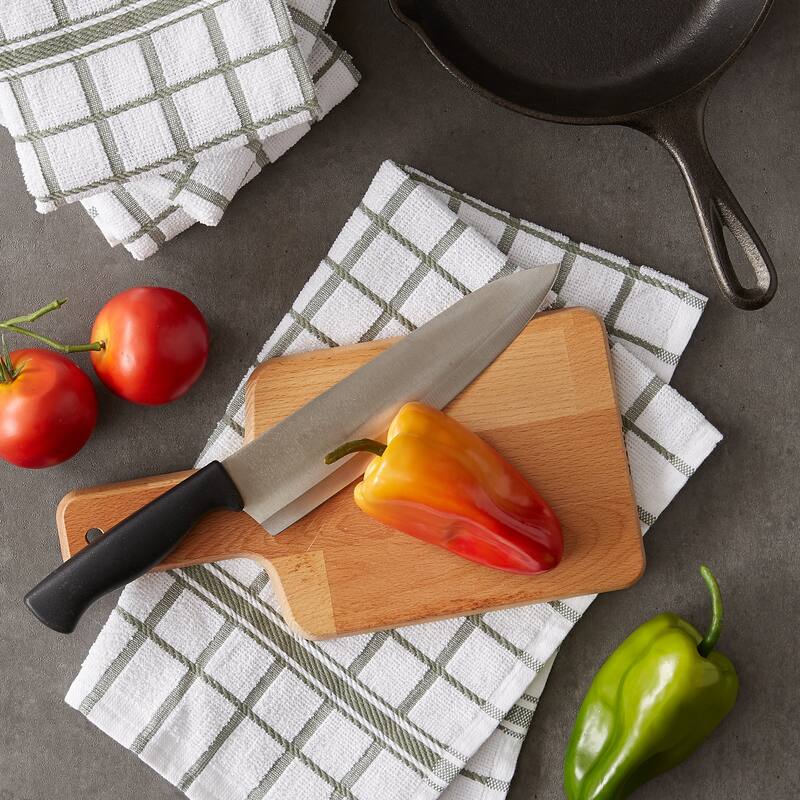 DII Artichoke Windowpane Terry Dishtowel (Set of 4)