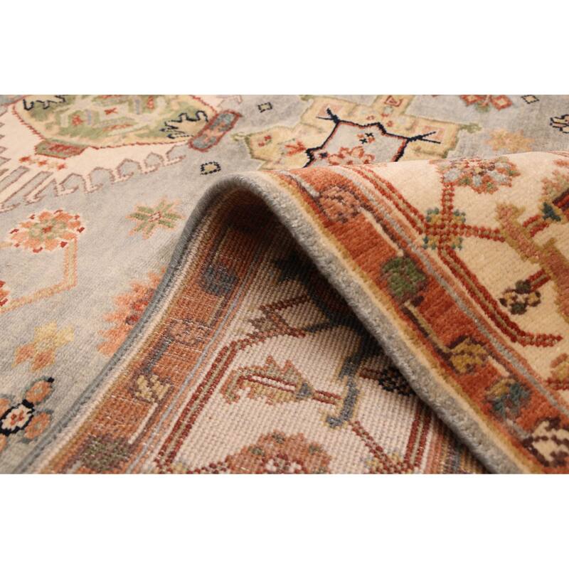 ECARPETGALLERY Hand-knotted Jules Sultane Grey Wool Rug - 6'0 x 8'11