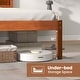 preview thumbnail 5 of 8, Costway Full/Queen/Twin Size Wooden Platform Bed Frame with Headboard