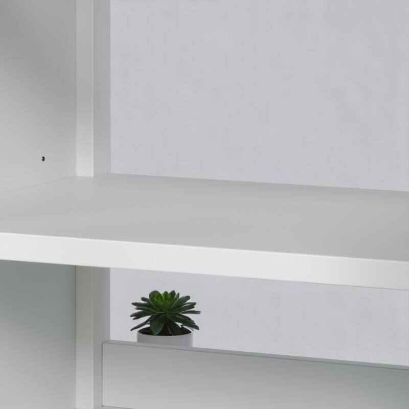 30" Bathroom Vanity with Ceramic Sink, Solid Wood Tapered Legs, Tip-Out Tray & Soft-Close Hinges