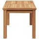 preview thumbnail 38 of 47, vidaXL Coffee Table Brown in Solid Teak Wood