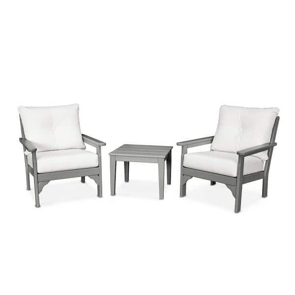 POLYWOOD Vineyard 3Piece Deep Seating Set Bed Bath & Beyond 21521081