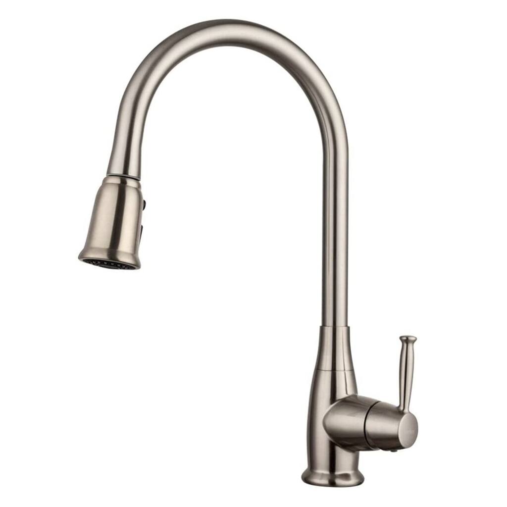 Pull-Out High-arch Spout Kitchen Faucet with Single Handle