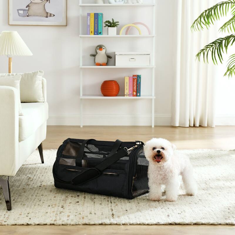 Scout 19'' Dog & Cat Carrier Bag Black - 19