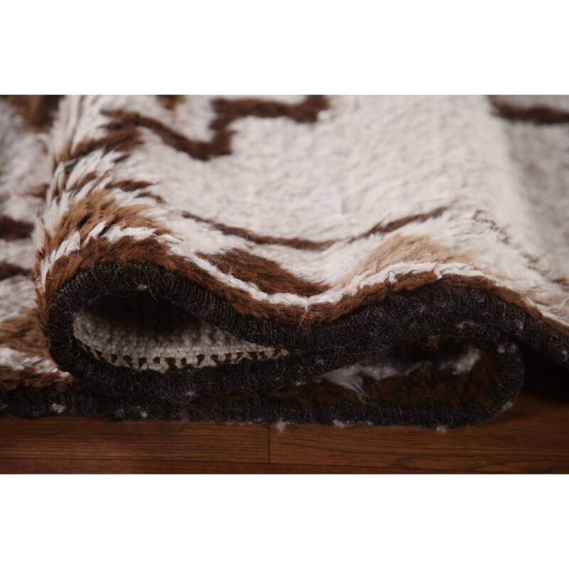 Tribal Anatolian Turkish Runner Rug Hallway Handmade Wool Carpet - 2'11"x 11'3"