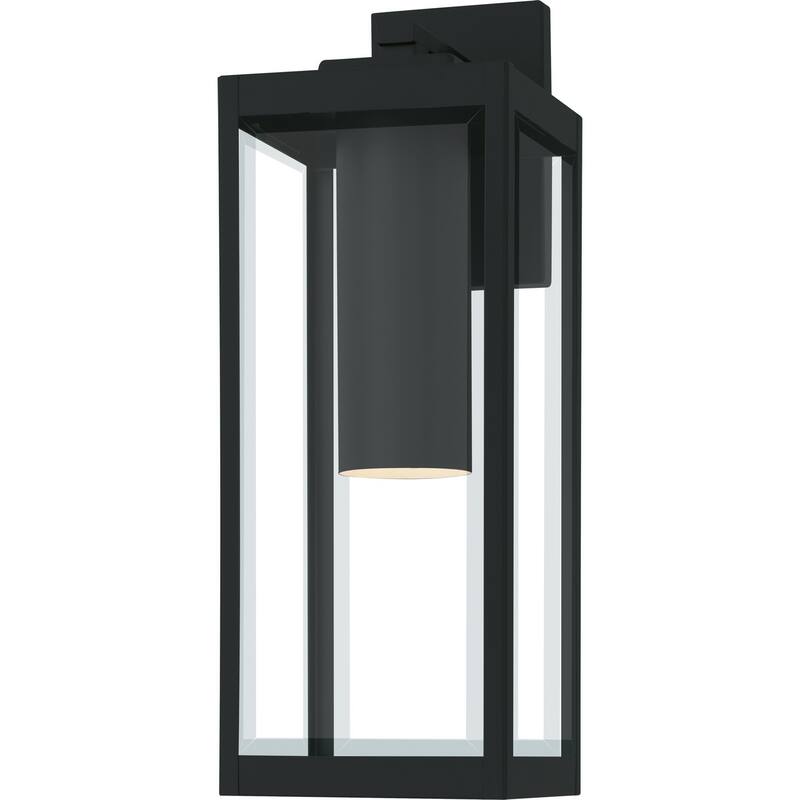 Earth Black LED Outdoor Wall Lantern from the Westover Collection