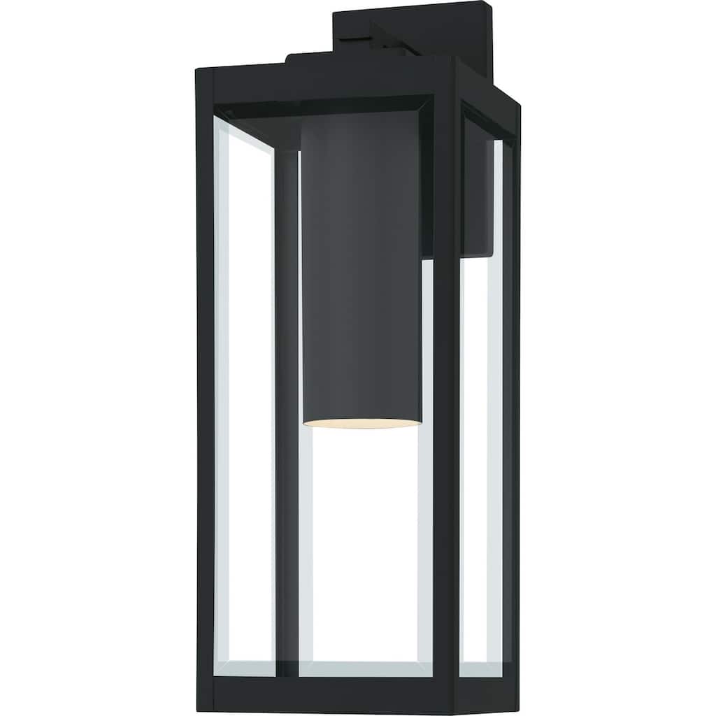 Earth Black LED Outdoor Wall Lantern from the Westover Collection