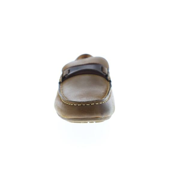 Shop Steve Madden Garter Dark Tan Mens Loafers Slip Ons Casual