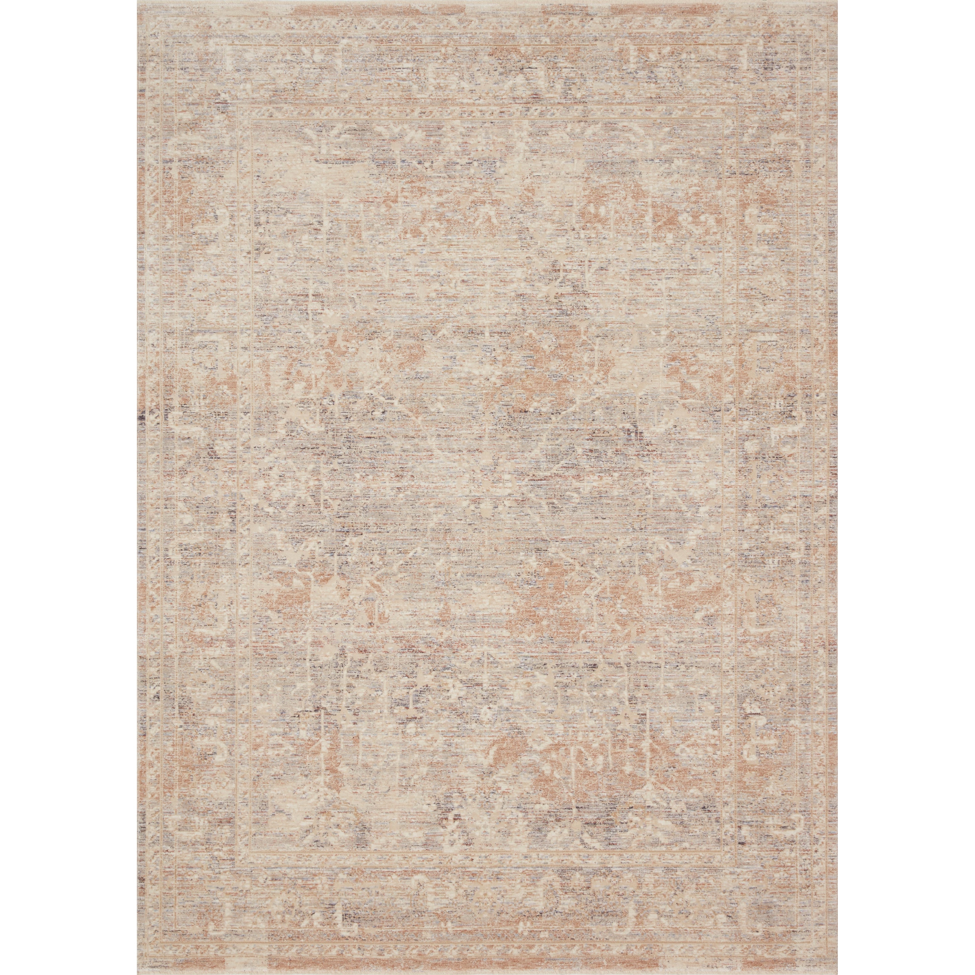 Alexander Home Artysan Vintage Distressed Transitional Area Rug