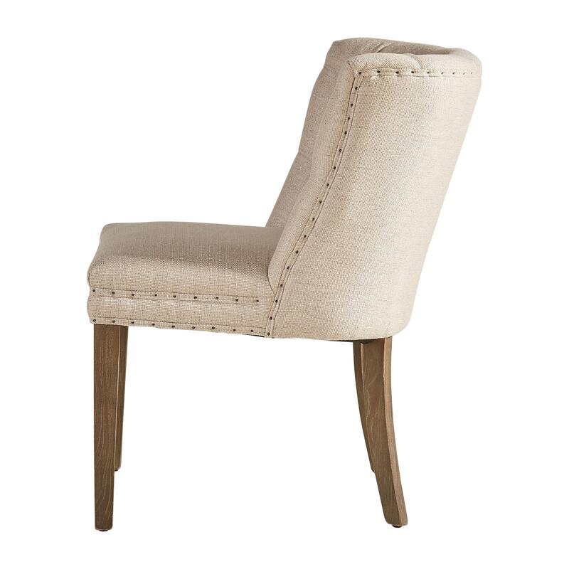Cypress Upholstered Accent Chair, Oatmeal