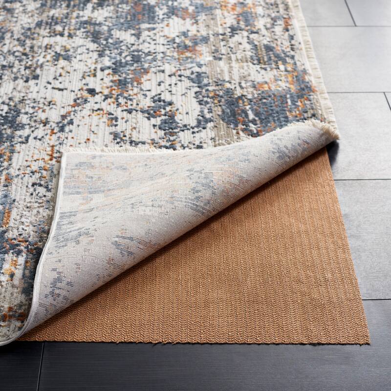 SAFAVIEH Ultra Rug Pad 1/8" with Open Weave Pattern - Slip Resistant & Trim-to-Fit - Beige
