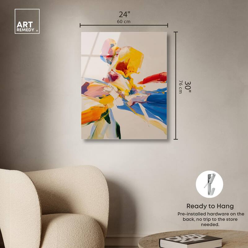 Flippant Bloom I Acrylic by Art Remedy, Ready to Hang