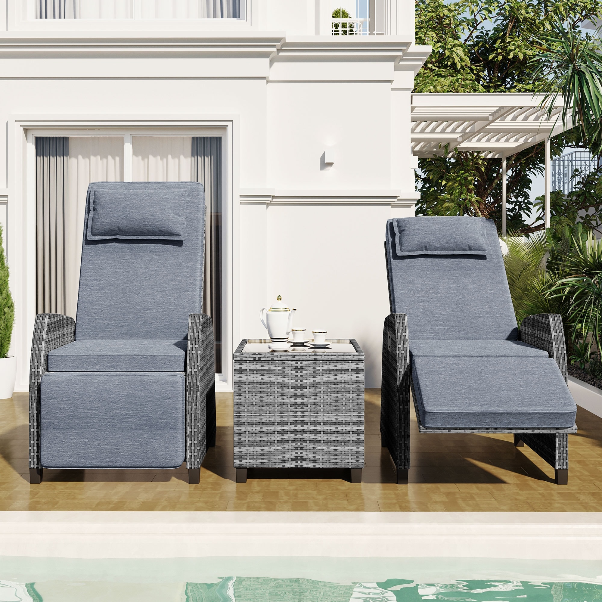 Adjustable rattan chair shop