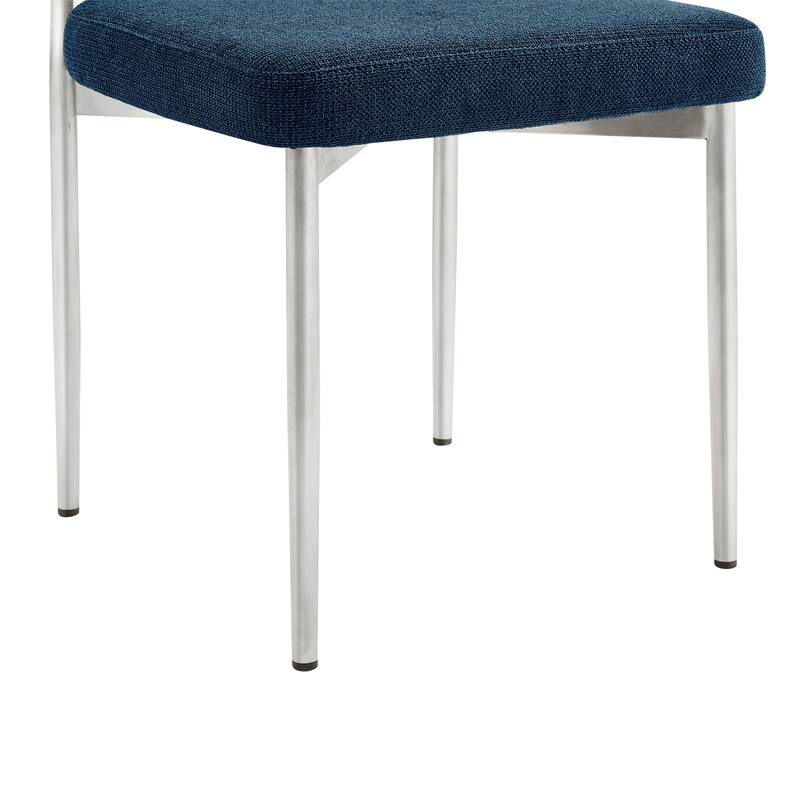 Shannon Upholstered Curved Back Barrel Kitchen Dining Chairs - Set of 2