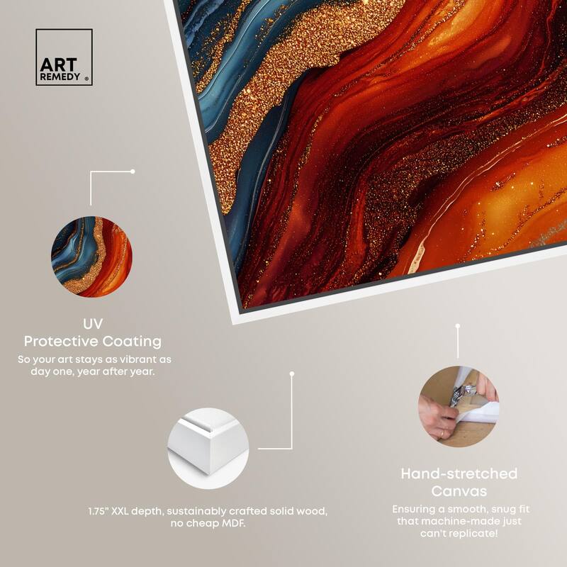 Gilded Galaxy Canvas by Art Remedy