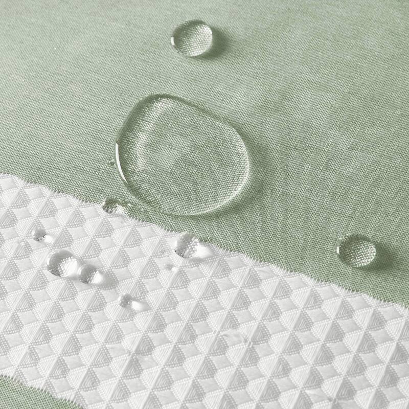 Madison Park Spa Waffle Shower Curtain with 3M Treatment