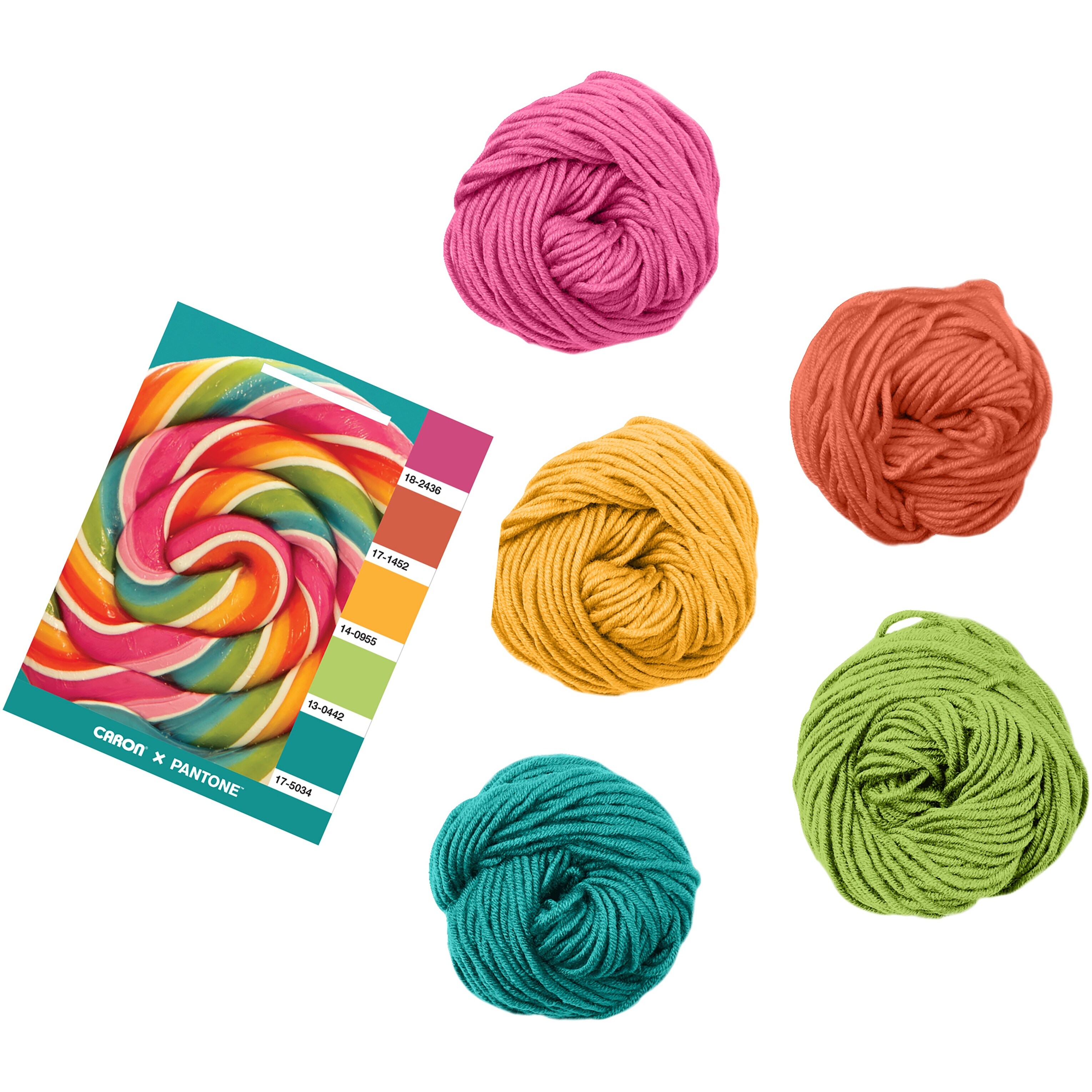 Shop Caron X Pantone Yarn Lollypop Whirl Overstock 30604634