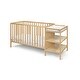 preview thumbnail 11 of 13, Modern 3-in-1 Solid Wood Convertible Crib and Changer Combo