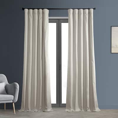 Exclusive Fabrics Solid Cotton True Blackout Curtain (1 Panel)