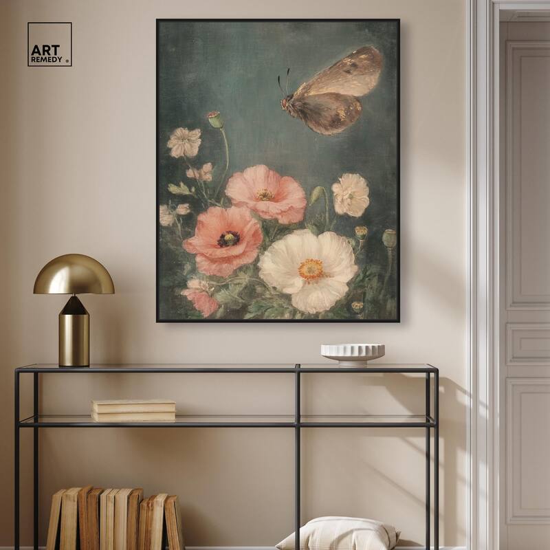 Shadowed Flutter II Canvas by Art Remedy