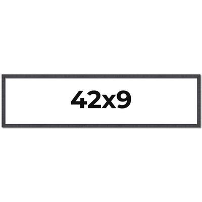 42x9 Frame Brown Solid Wood Picture Frame - Complete Modern Photo