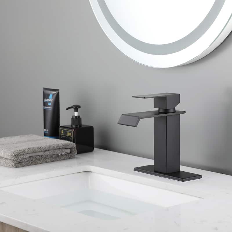 Waterfall Spout Bathroom Faucet