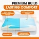 preview thumbnail 6 of 6, Cheer Collection Memory Foam Ventilated Pillow - White