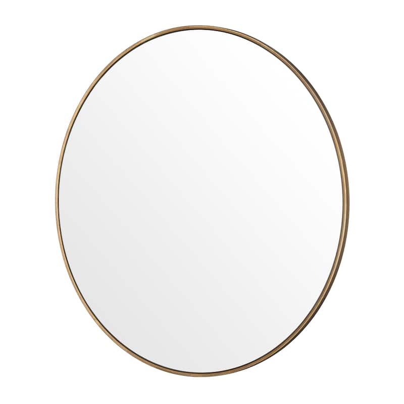 Elk Home Delk Brass Finish Metal 35.5 Inch Wide Mirror