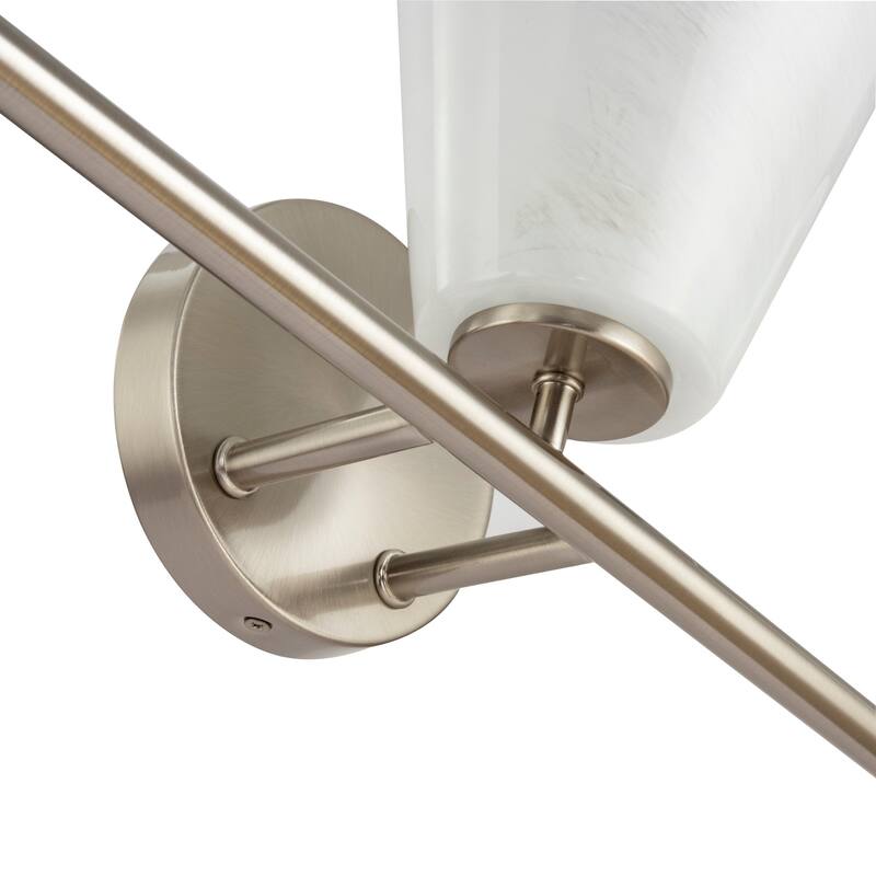 Artcraft Brooke Bathroom Vanity - Wispy White Glassware Shade