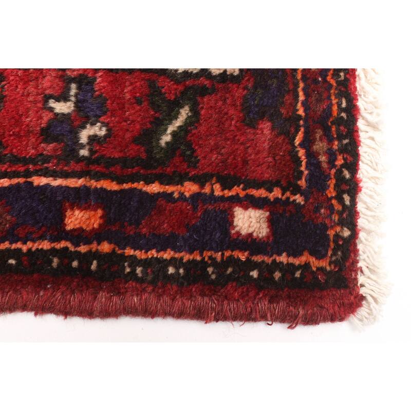 ECARPETGALLERY Hand-knotted Andelz Red Wool Rug - 4'2 x 6'11